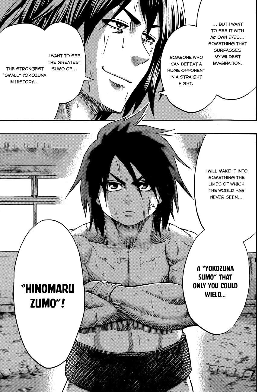 Hinomaru Sumo Chapter 37 - Page 15