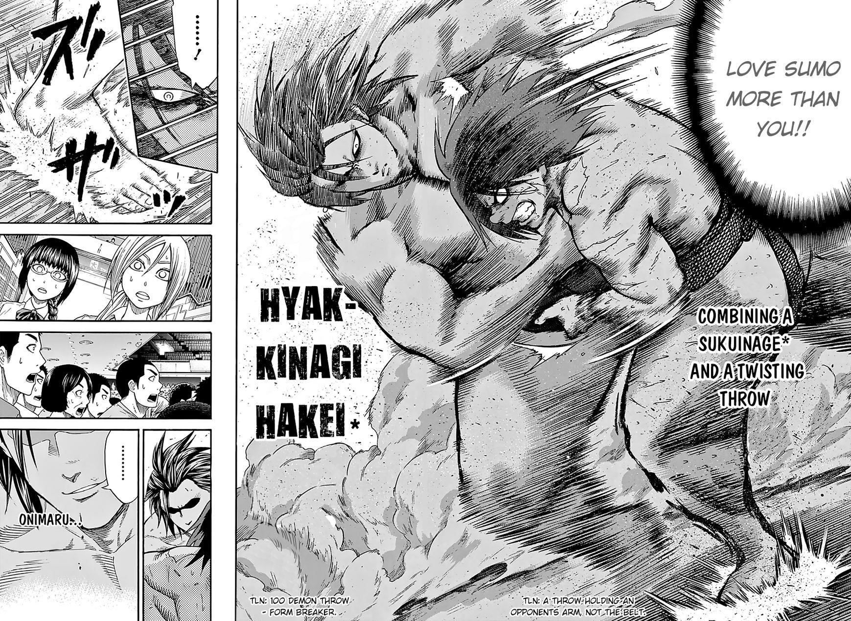 Hinomaru Sumo Chapter 94 - Page 16