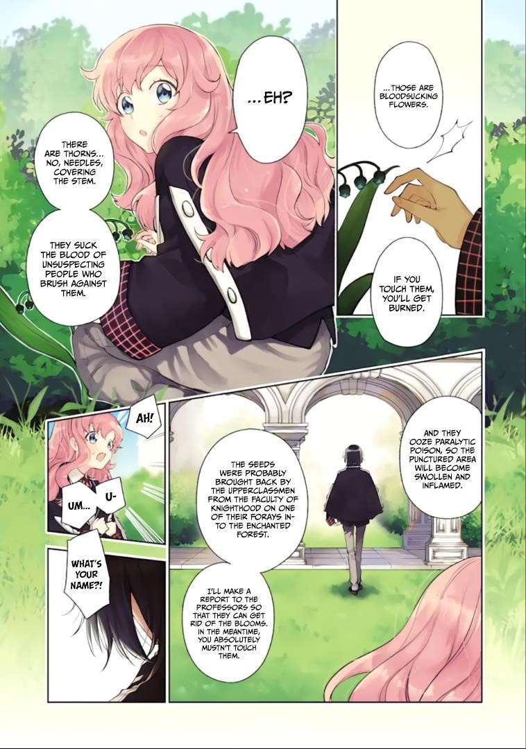 The Noble Girl With a Crush on a Plain and Studious Guy Finds the Arrogant Prince to Be a Nuisance Chapter 1.1 - Page 1