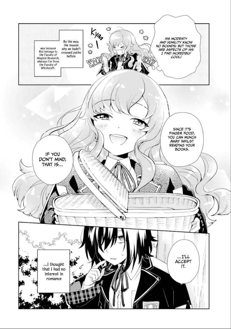 The Noble Girl With a Crush on a Plain and Studious Guy Finds the Arrogant Prince to Be a Nuisance Chapter 1.1 - Page 8