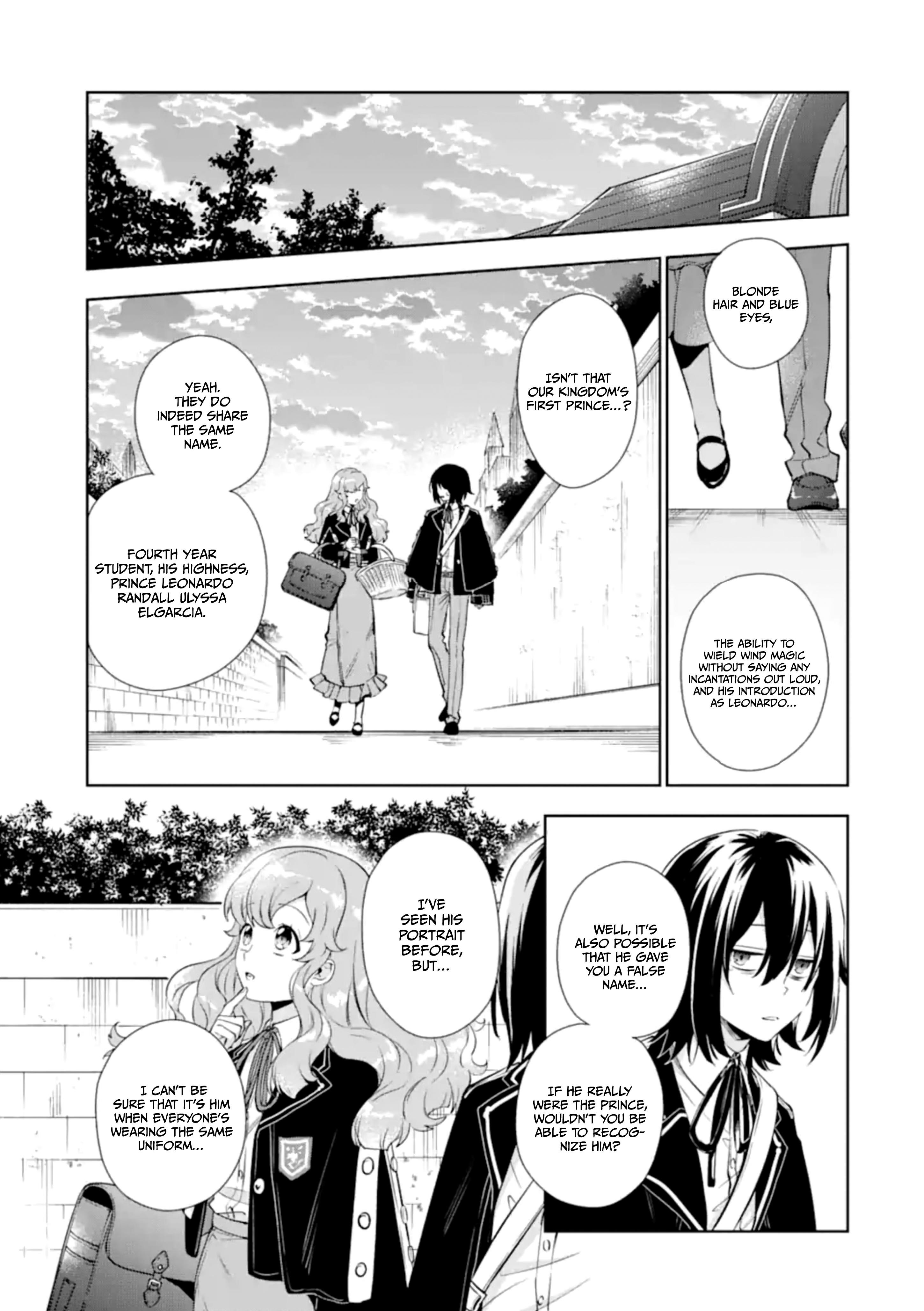 The Noble Girl With a Crush on a Plain and Studious Guy Finds the Arrogant Prince to Be a Nuisance Chapter 1.2 - Page 1
