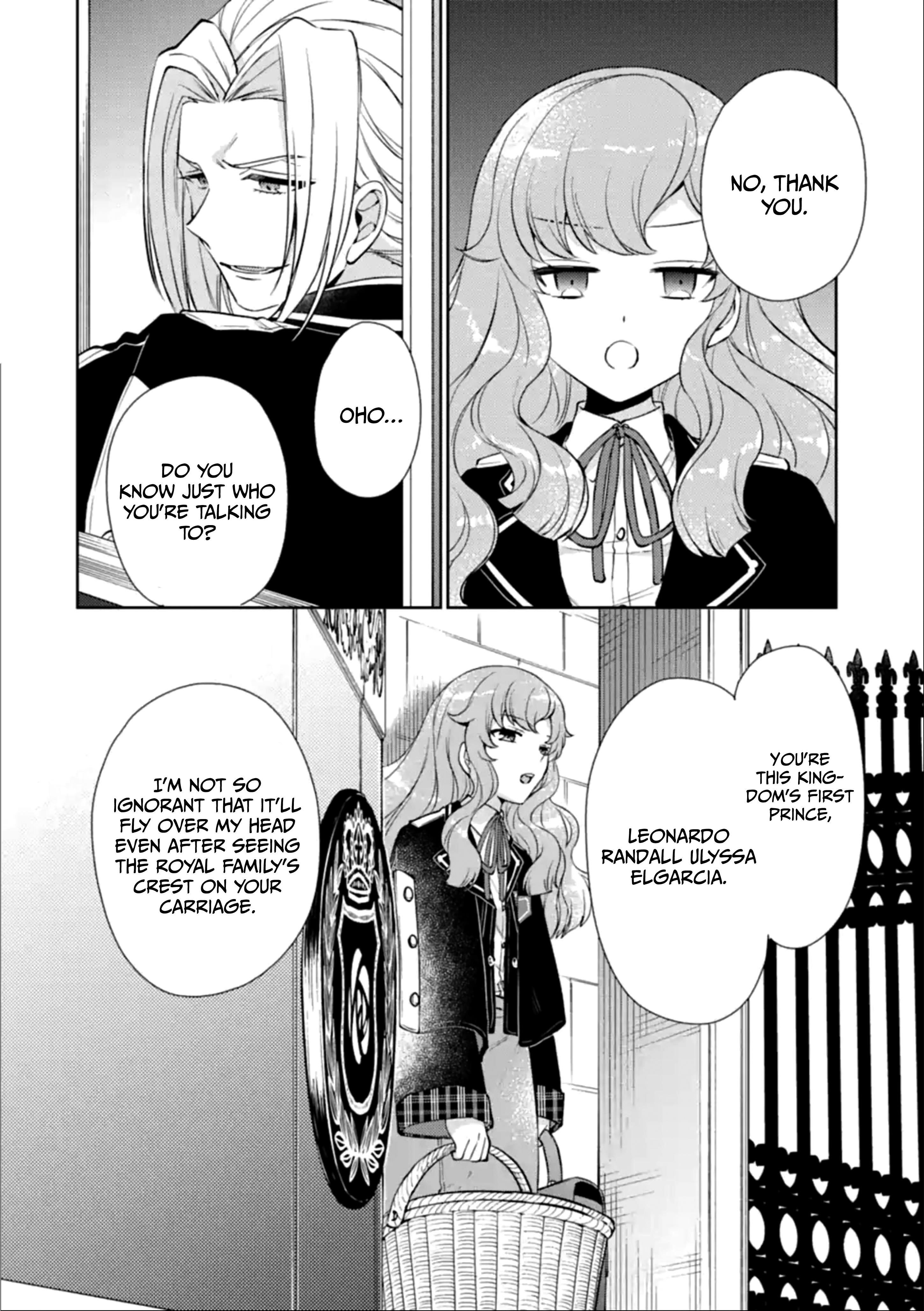 The Noble Girl With a Crush on a Plain and Studious Guy Finds the Arrogant Prince to Be a Nuisance Chapter 1.2 - Page 14