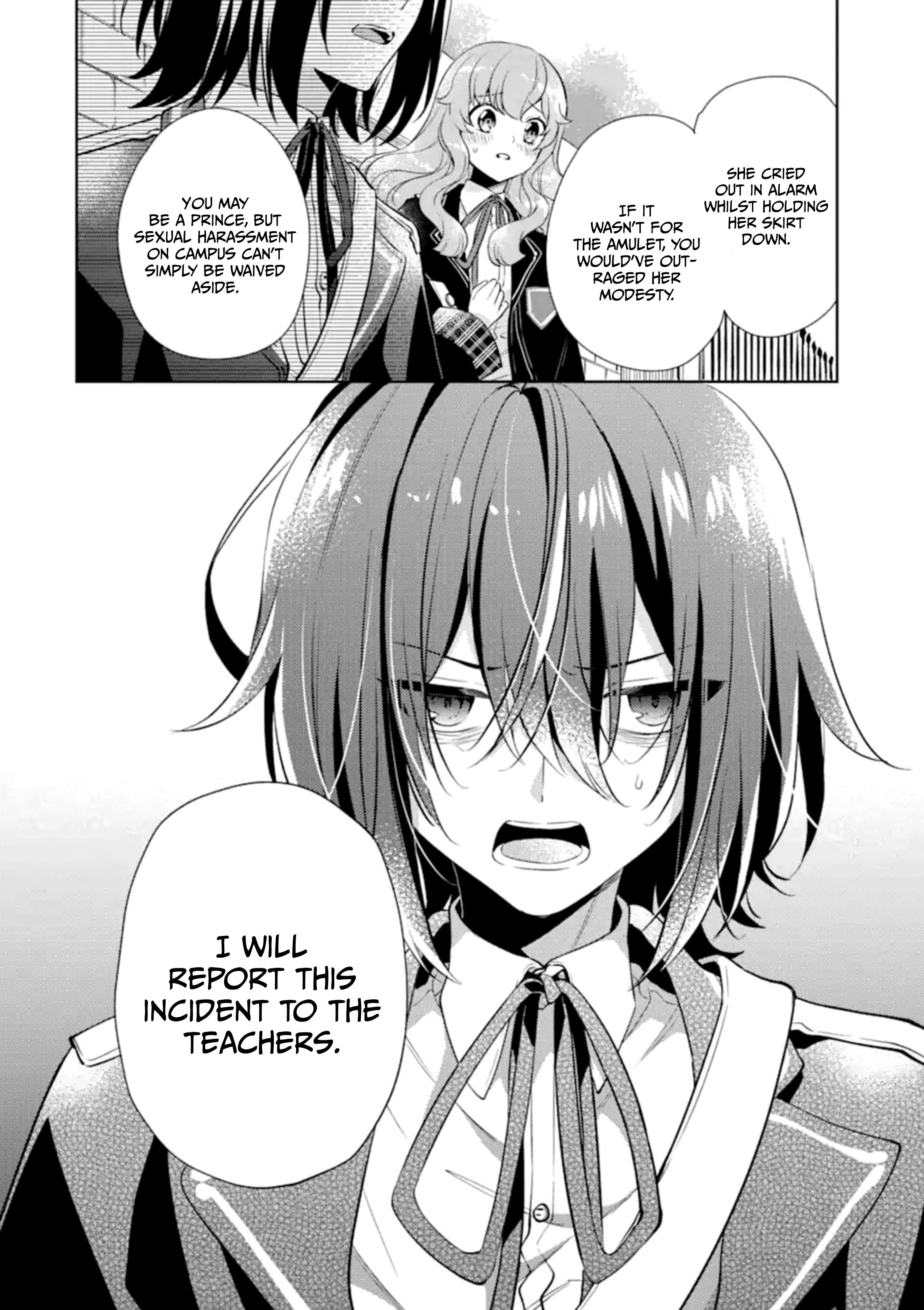 The Noble Girl With a Crush on a Plain and Studious Guy Finds the Arrogant Prince to Be a Nuisance Chapter 1.3 - Page 4