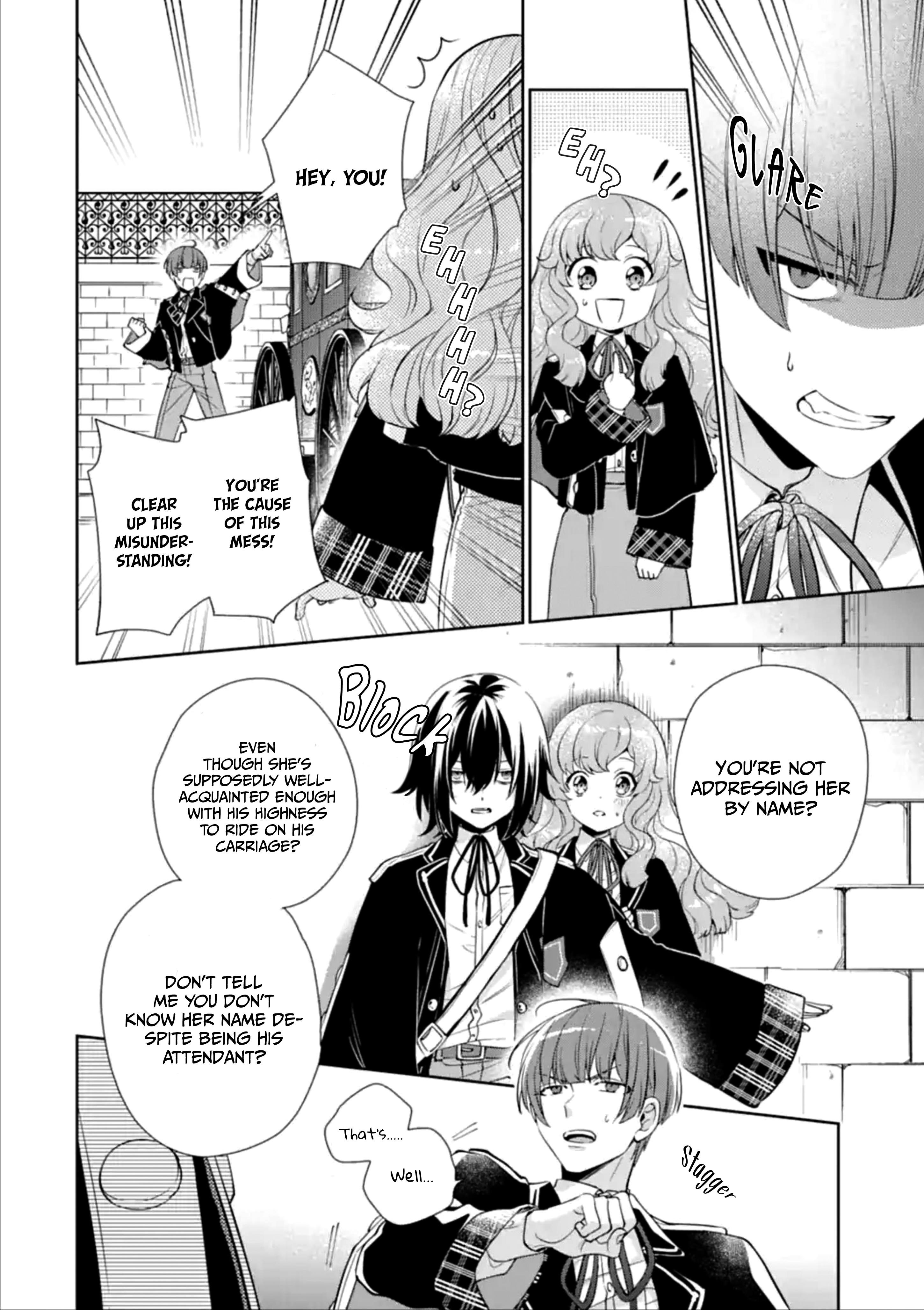 The Noble Girl With a Crush on a Plain and Studious Guy Finds the Arrogant Prince to Be a Nuisance Chapter 1.3 - Page 6