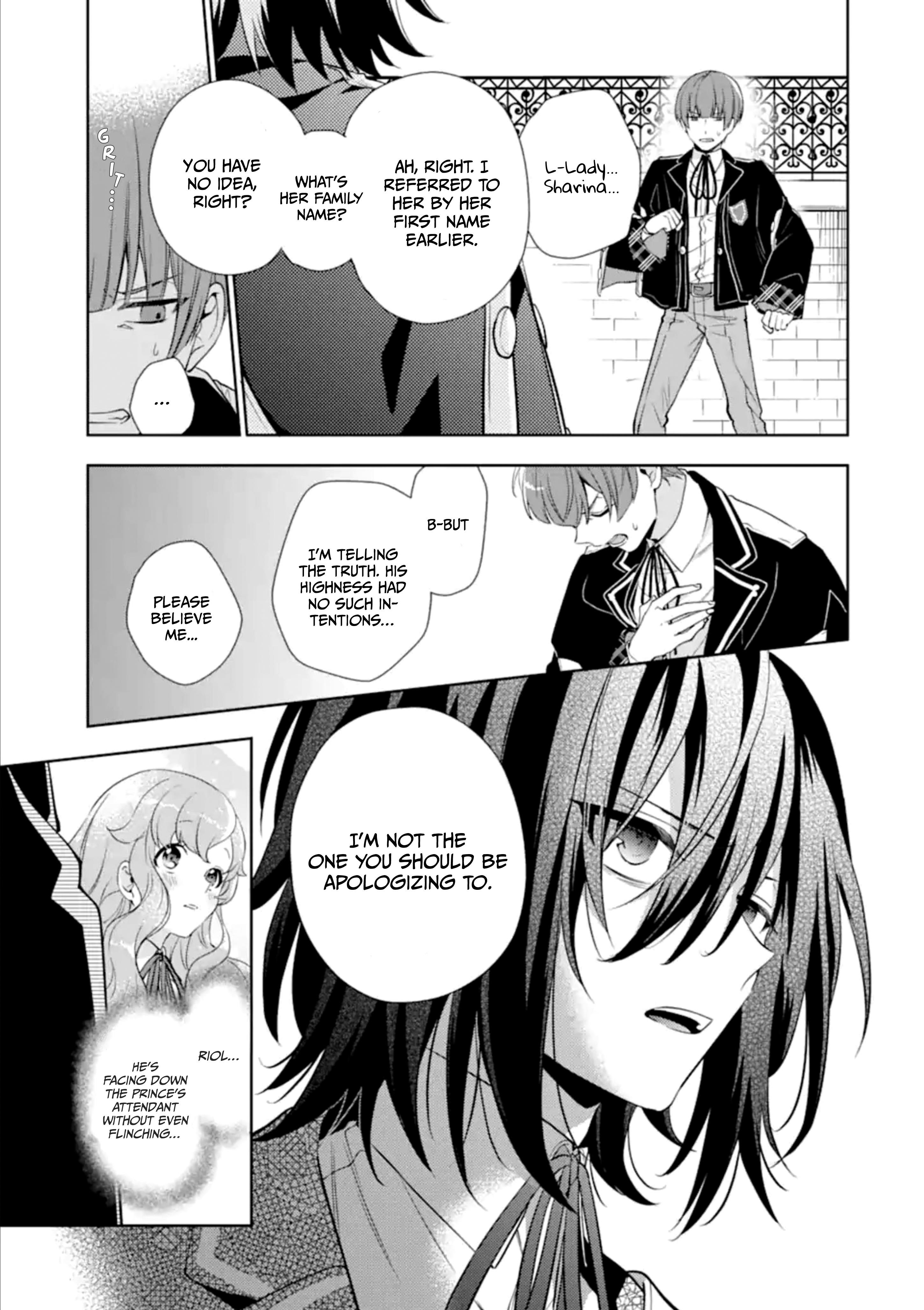 The Noble Girl With a Crush on a Plain and Studious Guy Finds the Arrogant Prince to Be a Nuisance Chapter 1.3 - Page 7