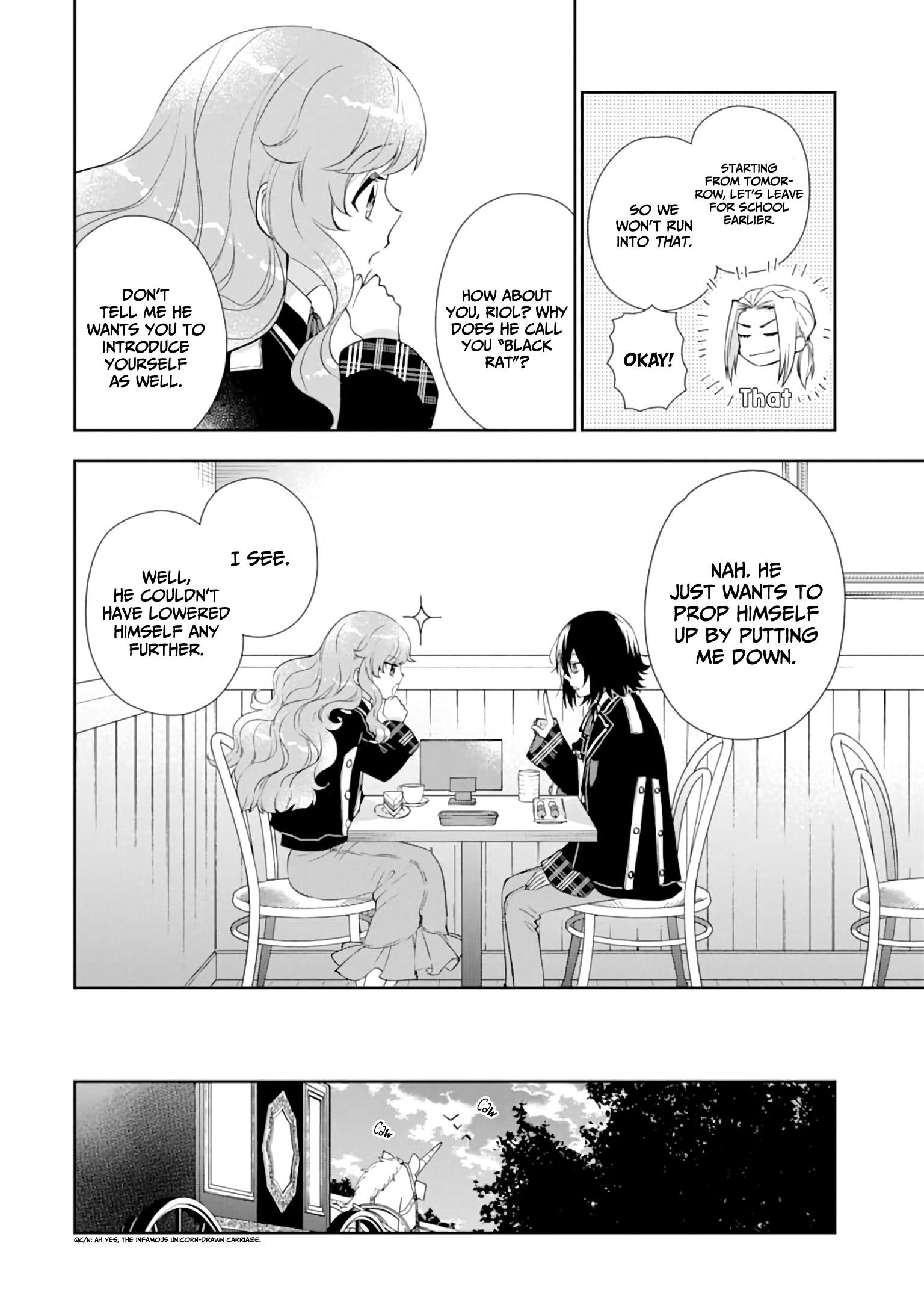 The Noble Girl With a Crush on a Plain and Studious Guy Finds the Arrogant Prince to Be a Nuisance Chapter 2 - Page 22