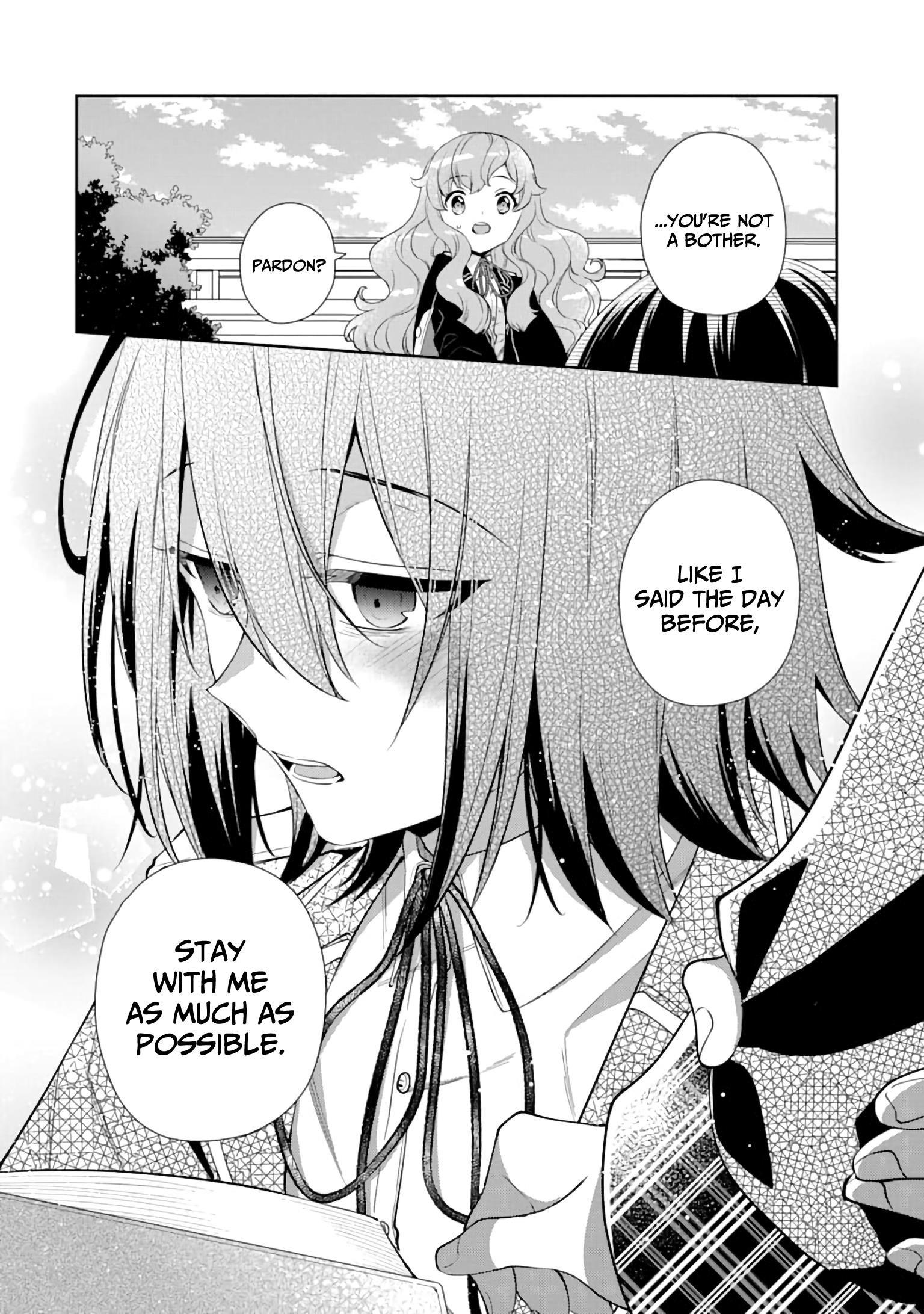 The Noble Girl With a Crush on a Plain and Studious Guy Finds the Arrogant Prince to Be a Nuisance Chapter 2 - Page 34