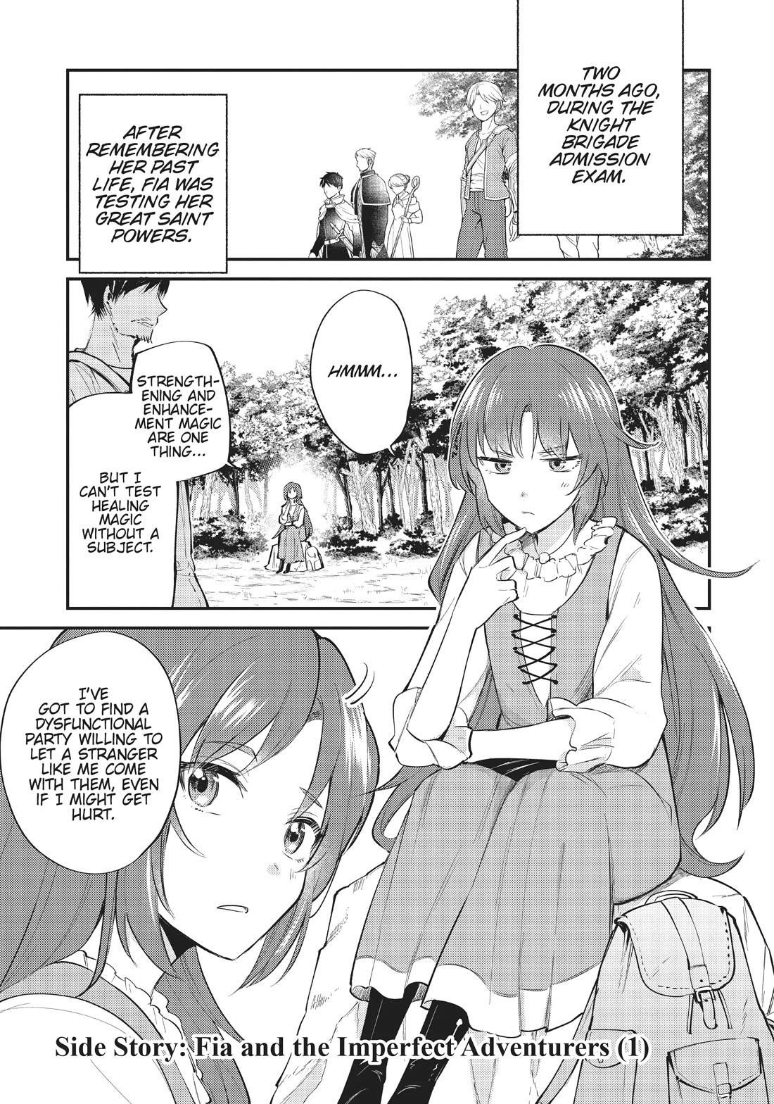 The Reincarnated Great Saint Hides That She’s a Saint Chapter 21.1 - Page 1