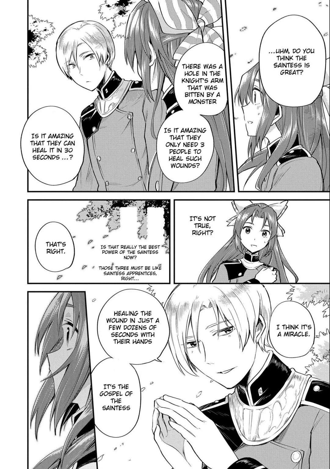 The Reincarnated Great Saint Hides That She’s a Saint Chapter 4.2 - Page 2