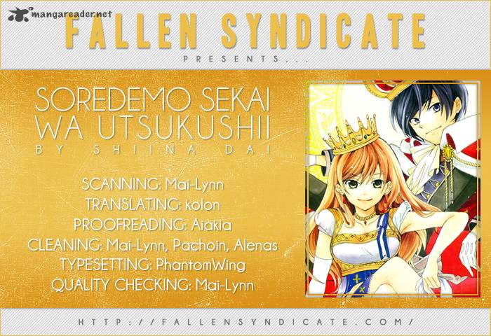 Soredemo Sekai wa Utsukushii Chapter 11 - Page 1