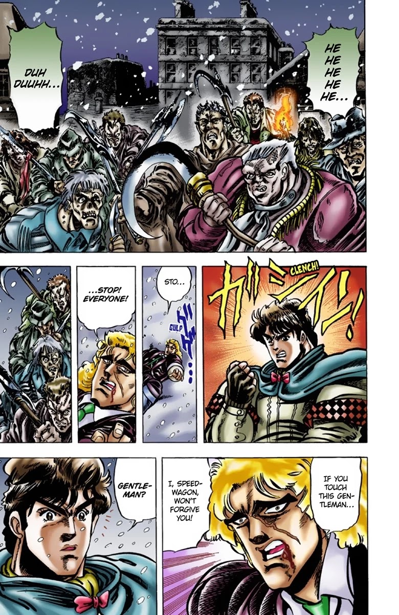 JoJo’s Bizarre Adventure Part 1 – Phantom Blood (Colored) Chapter 9 - Page 12