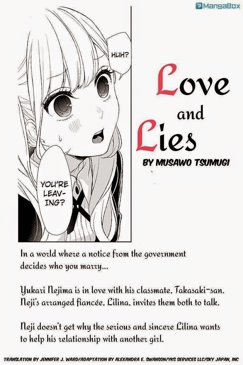 Love and Lies Chapter 12 - Page 1
