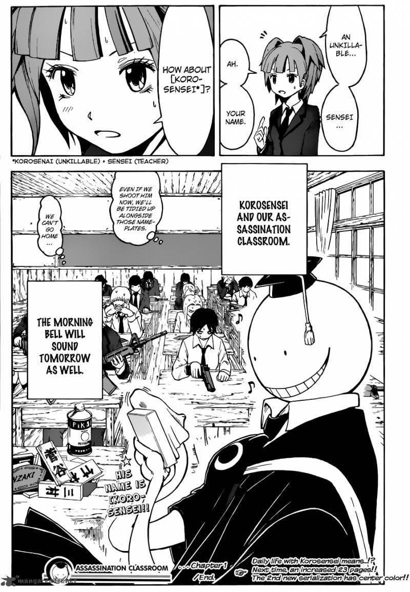 Ansatsu Kyoushitsu Chapter 1 - Page 50