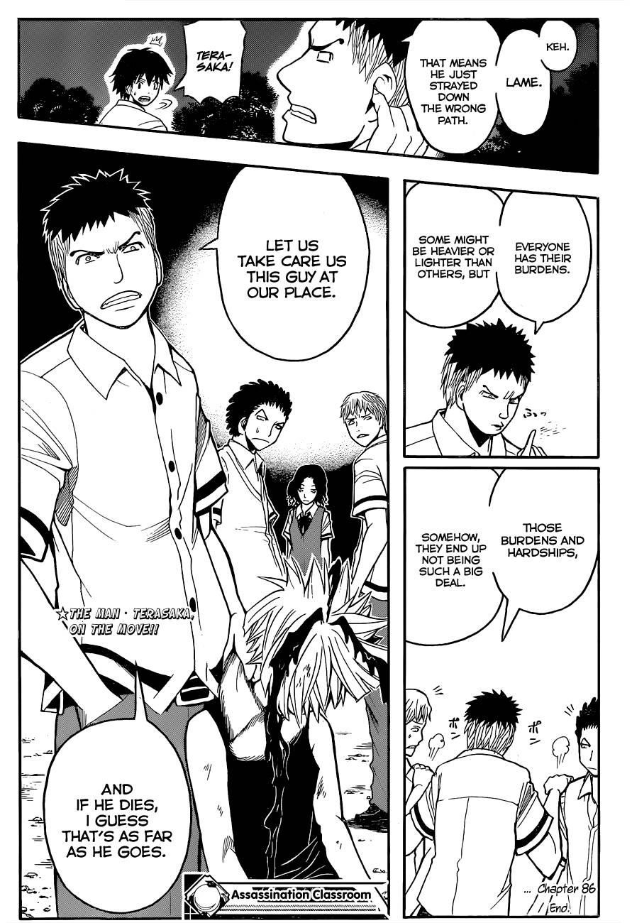 Ansatsu Kyoushitsu Chapter 86 - Page 20