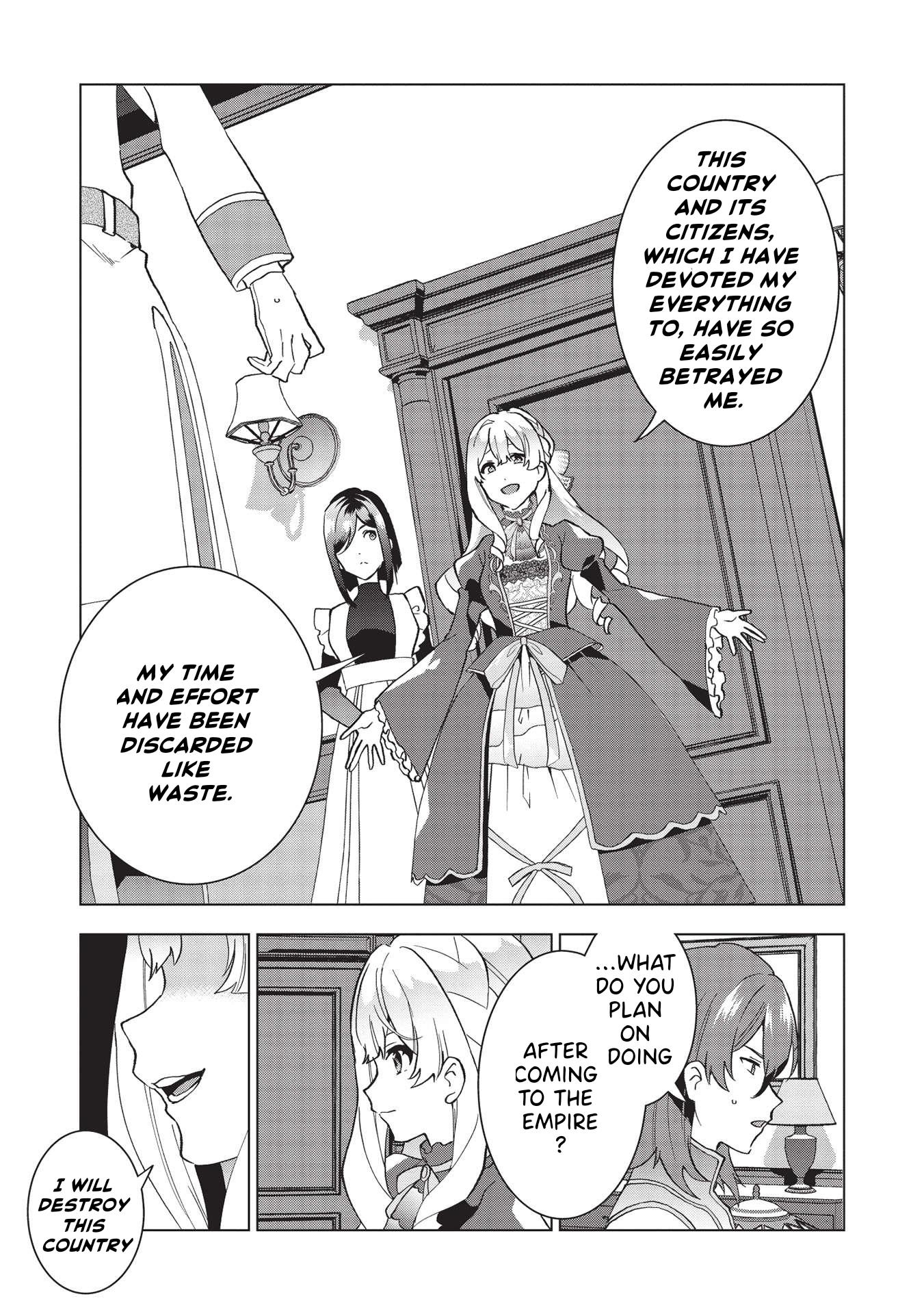 The Furious Princess Decided to Take Revenge. ~Devastating one’s Homeland with the Power of Grimoire~ Chapter 1 - Page 37