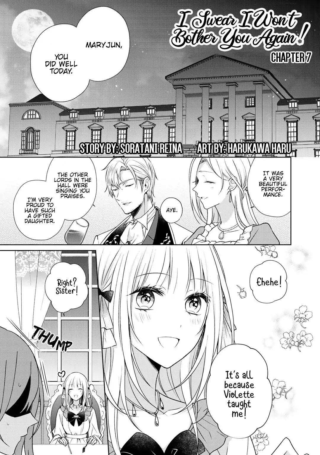 I Swear I Won’t Bother You Again! Chapter 7 - Page 1