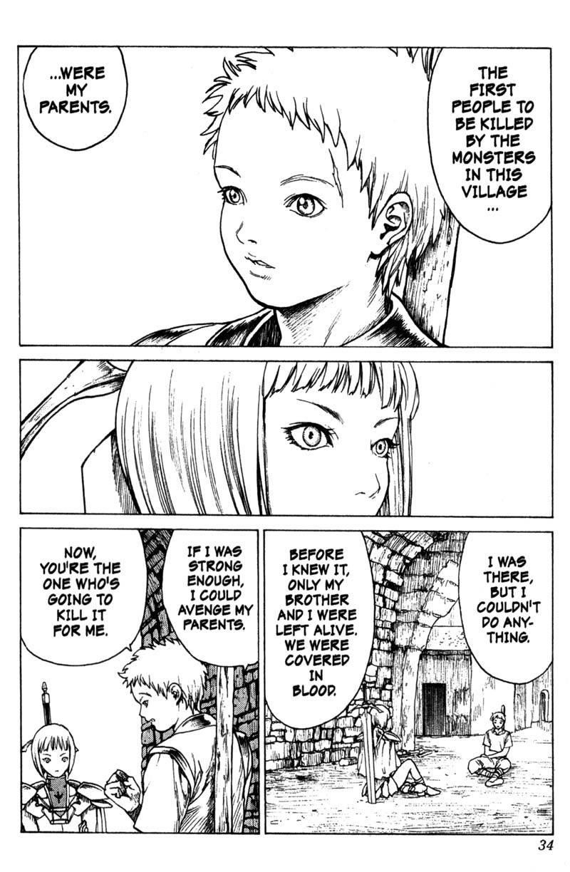 Claymore Chapter 1 - Page 34