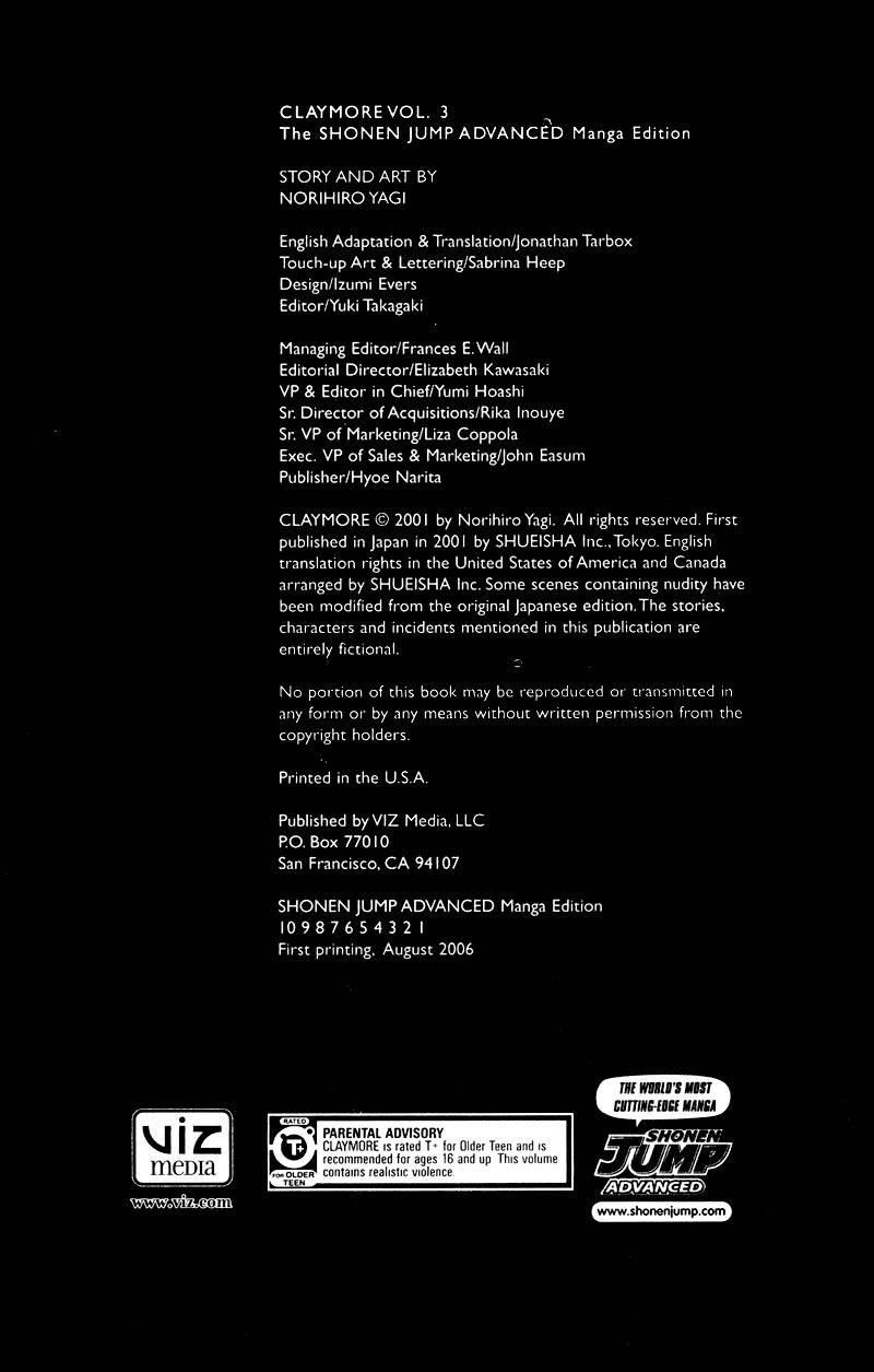 Claymore Chapter 10 - Page 3