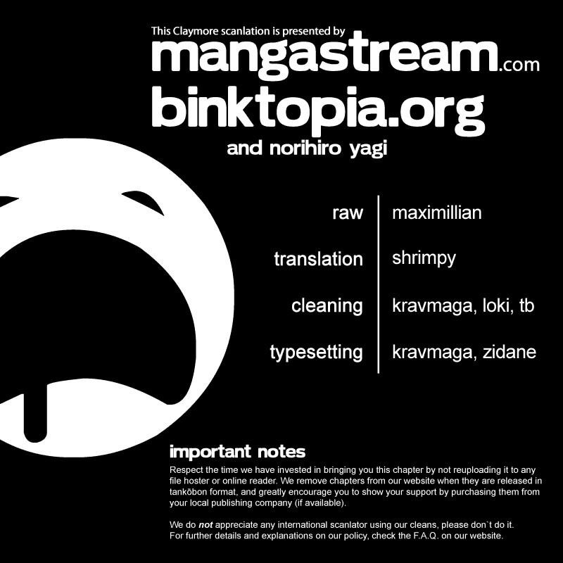 Claymore Chapter 102 - Page 1