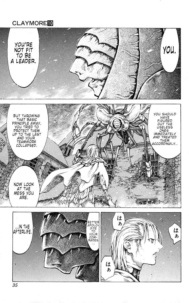 Claymore Chapter 52 - Page 36