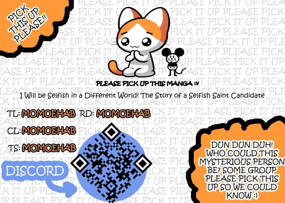 I Will Be Selfish in a Different World! the Story of a Selfish Saint Candidate Chapter 6.2 - Page 14