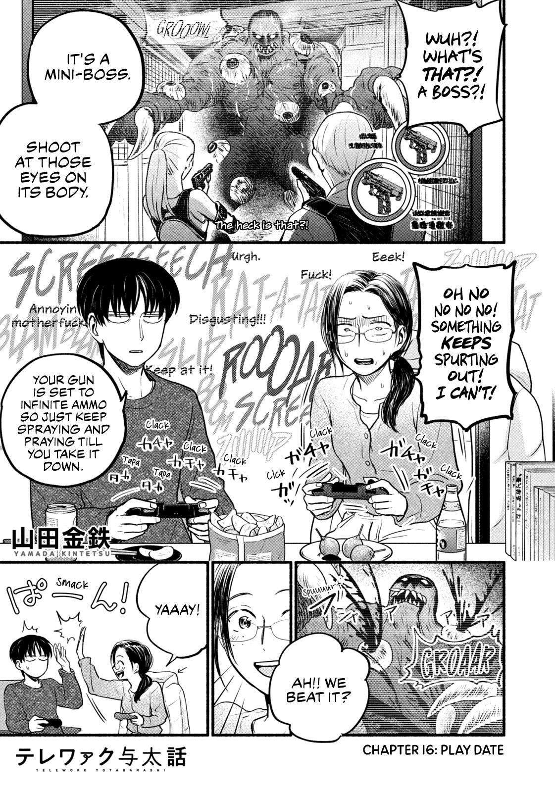 Telework Yotabanashi Chapter 16 - Page 1