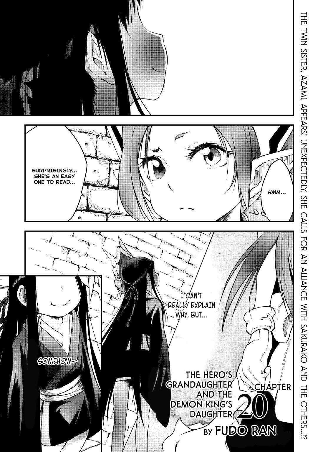 The Hero’s Granddaughter and the Demon King’s Daughter Chapter 20 - Page 2
