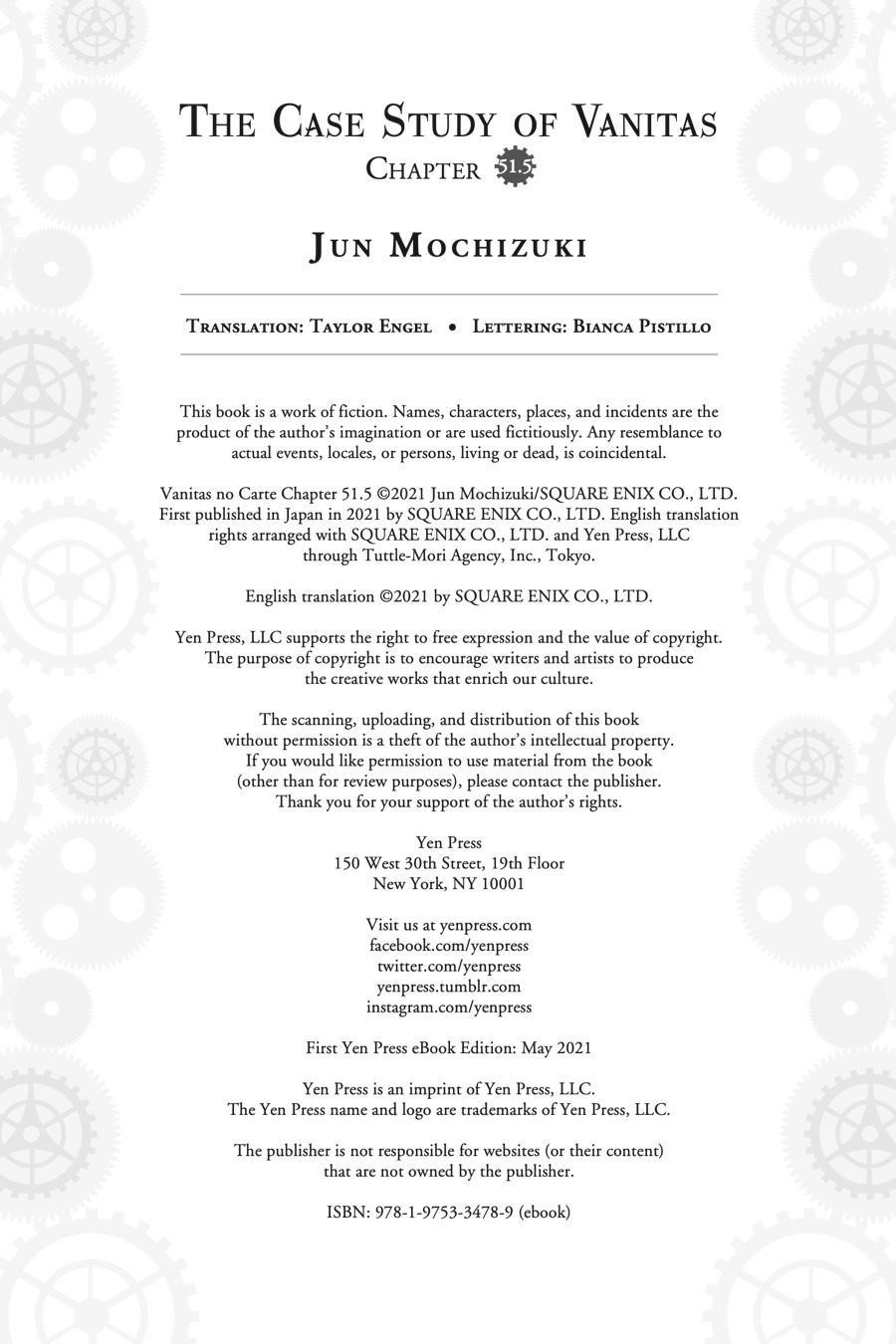 Memoir of Vanitas Chapter 51.5 - Page 13