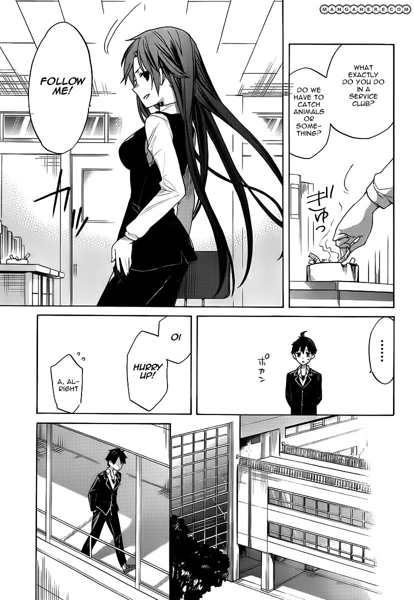 My Youth Romantic Comedy Is Wrong as I Expected Chapter 1 - Page 12