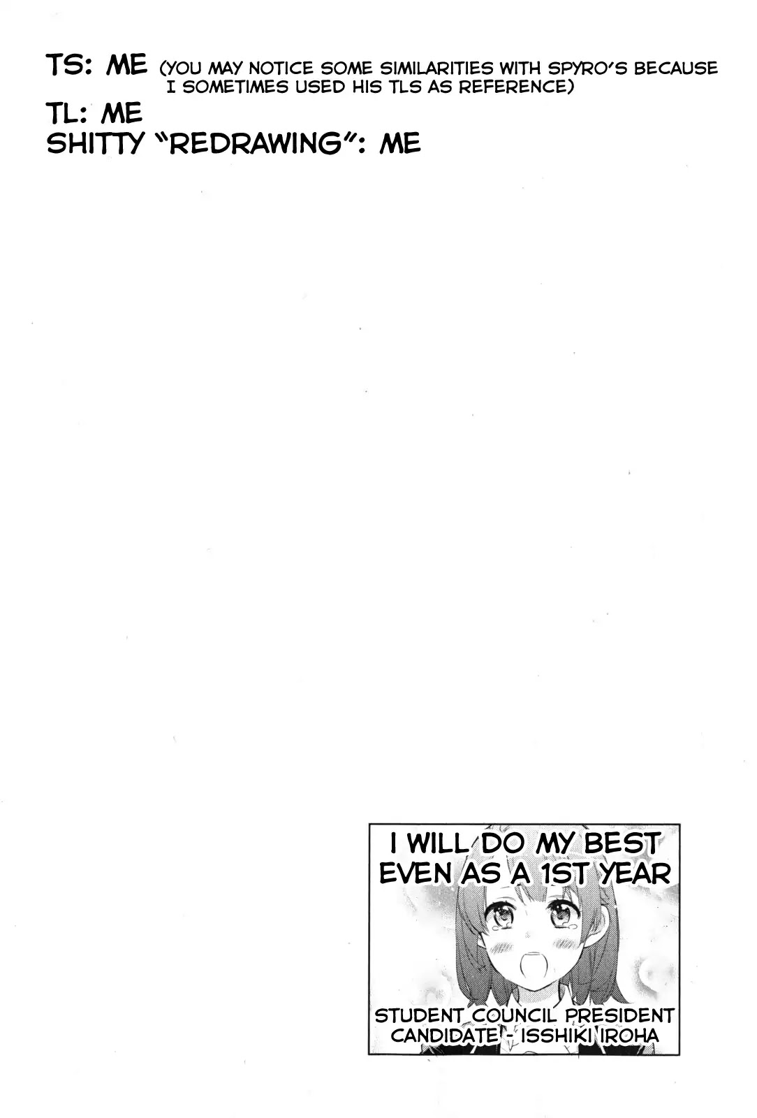 My Youth Romantic Comedy Is Wrong as I Expected Chapter 35 - Page 1