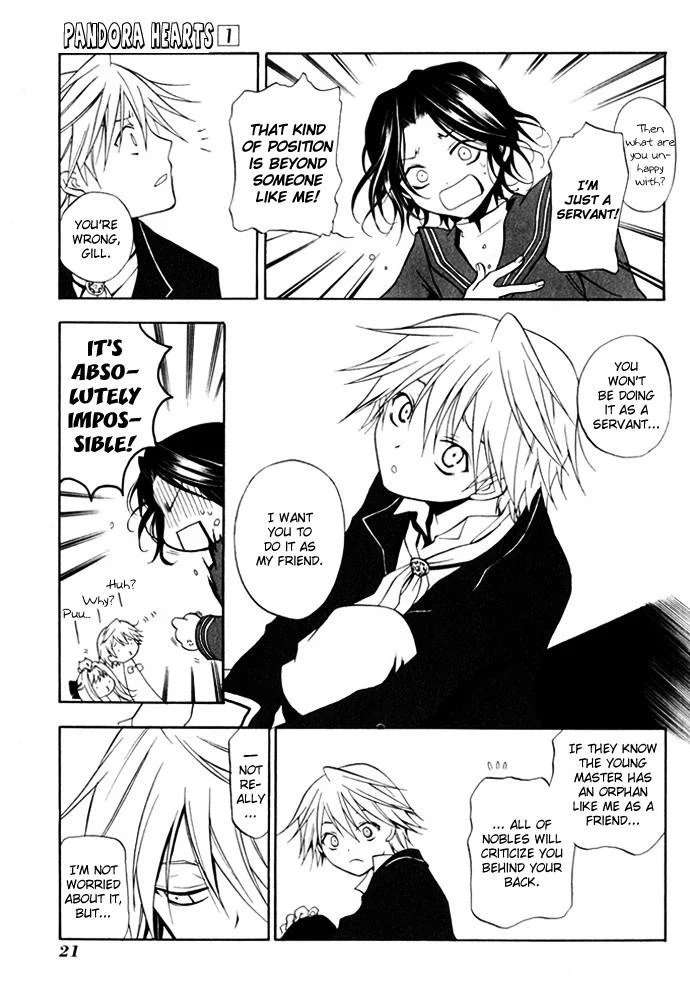 Pandora Hearts Chapter 1 - Page 22