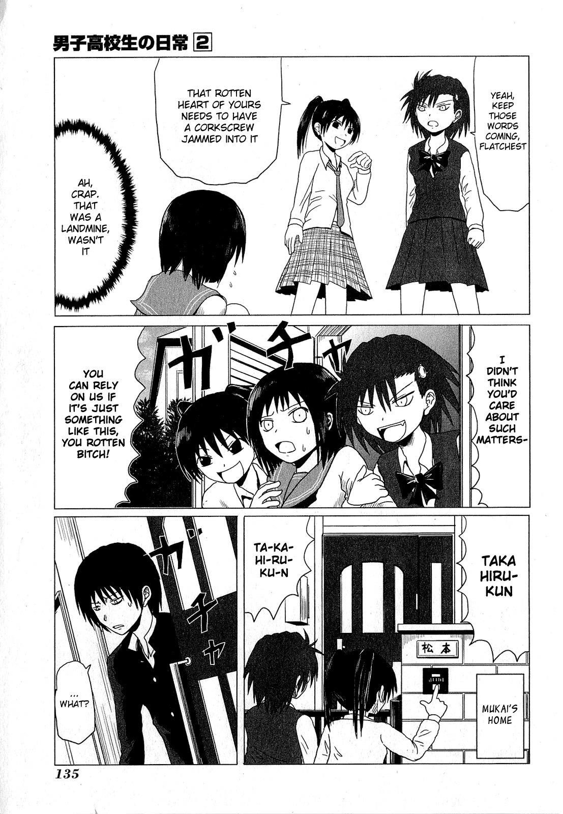 Danshi Koukousei no Nichijou Chapter 15.3 - Page 5