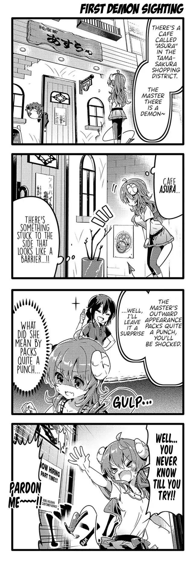 Machikado Mazoku Chapter 34 - Page 4