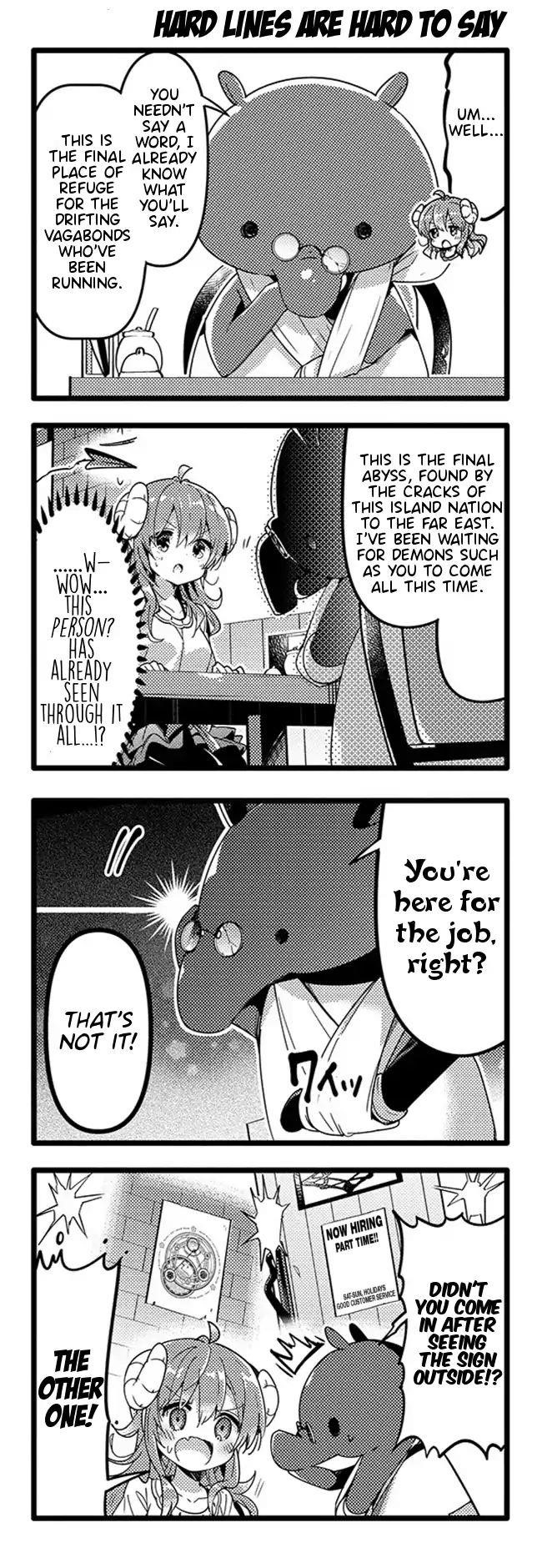 Machikado Mazoku Chapter 34 - Page 8