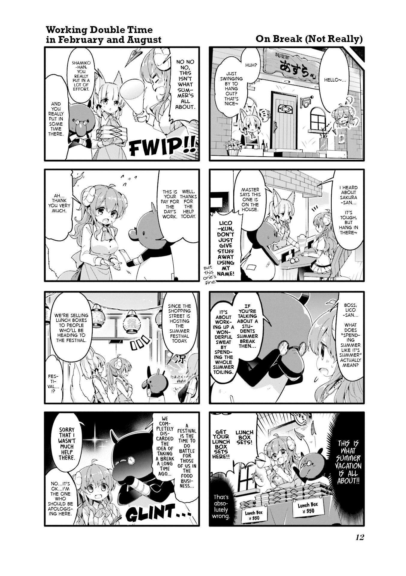 Machikado Mazoku Chapter 40 - Page 4