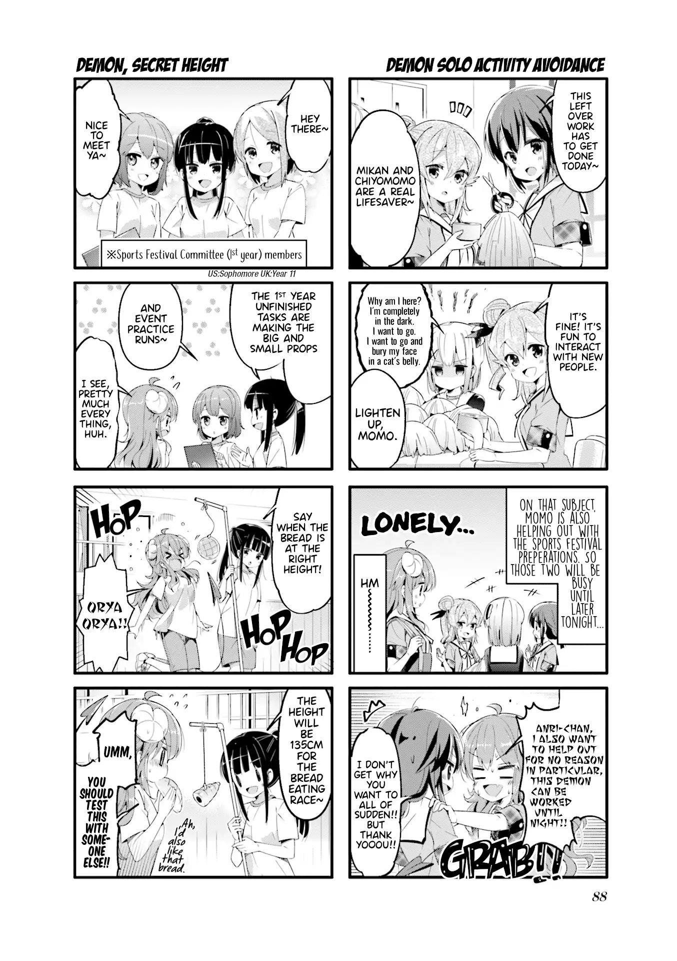 Machikado Mazoku Chapter 49 - Page 2