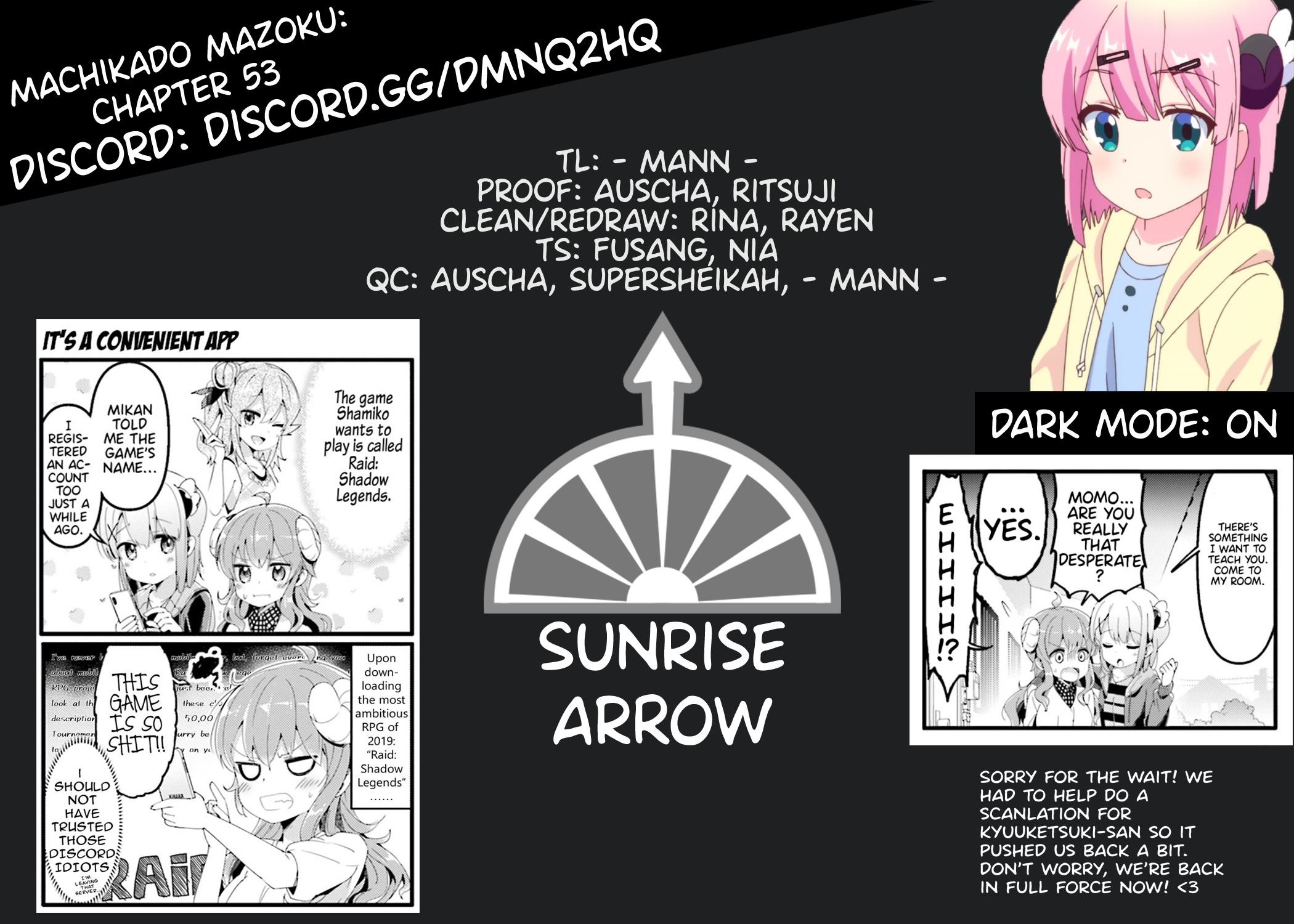 Machikado Mazoku Chapter 53 - Page 9