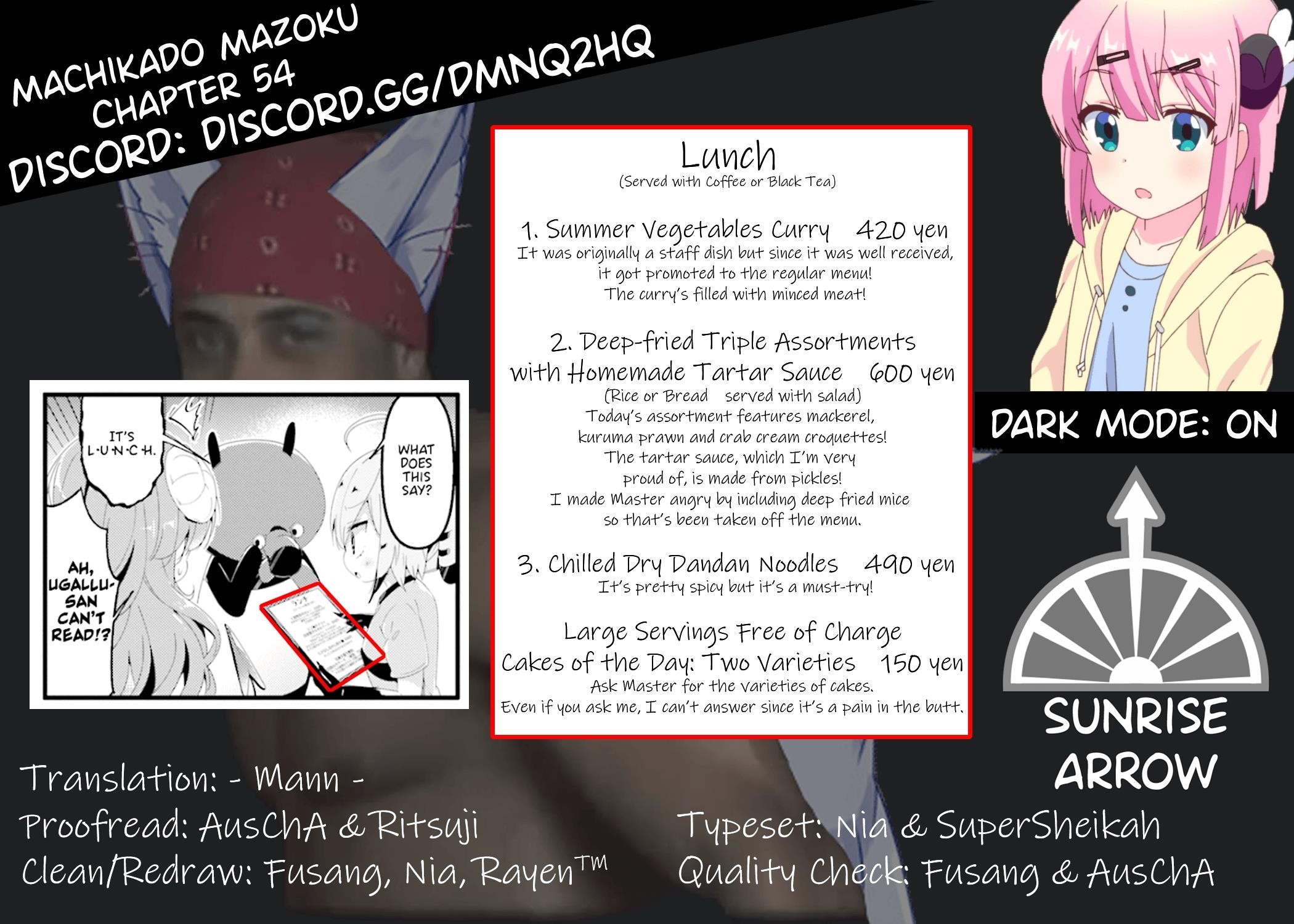 Machikado Mazoku Chapter 54 - Page 9