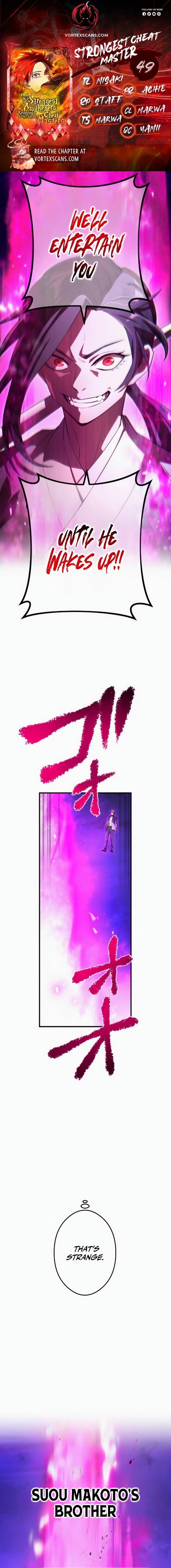 I Am the Strongest Awakeners, Recognized by All of the World’s Cheat Masters Chapter 49 - Page 1