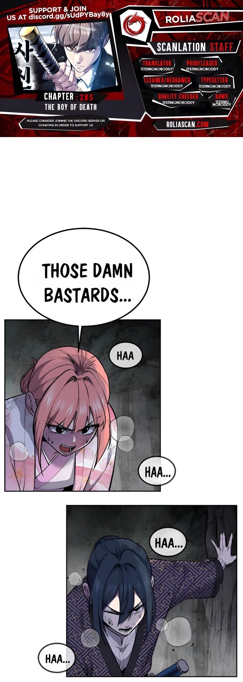 The Boy Of Death Chapter 285 - Page 1