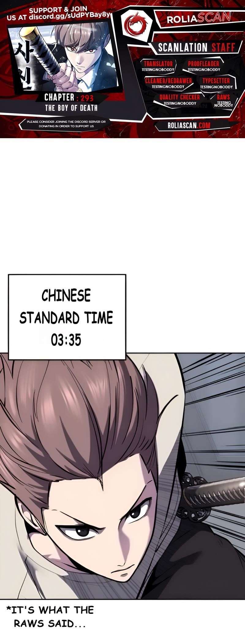 The Boy Of Death Chapter 293 - Page 1