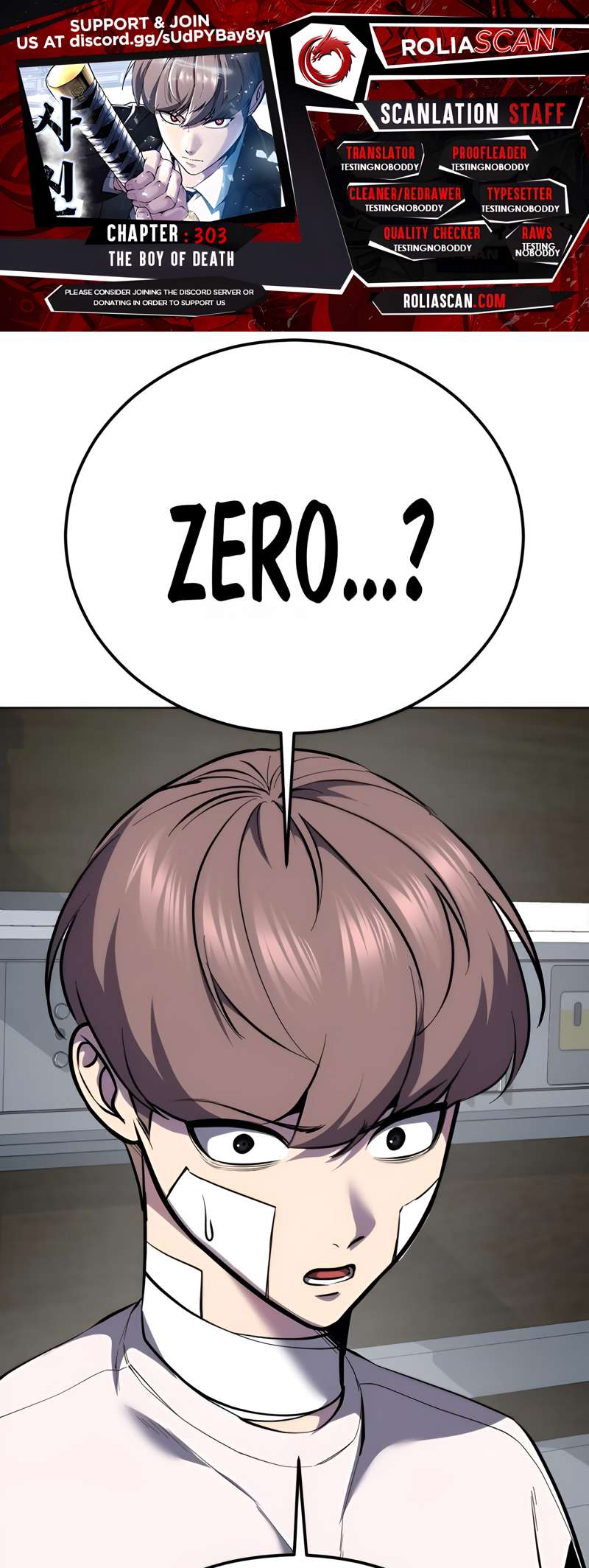 The Boy Of Death Chapter 303 - Page 1