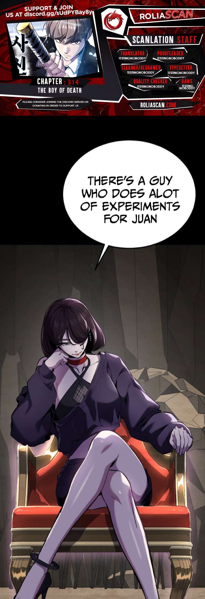 The Boy Of Death Chapter 314 - Page 1