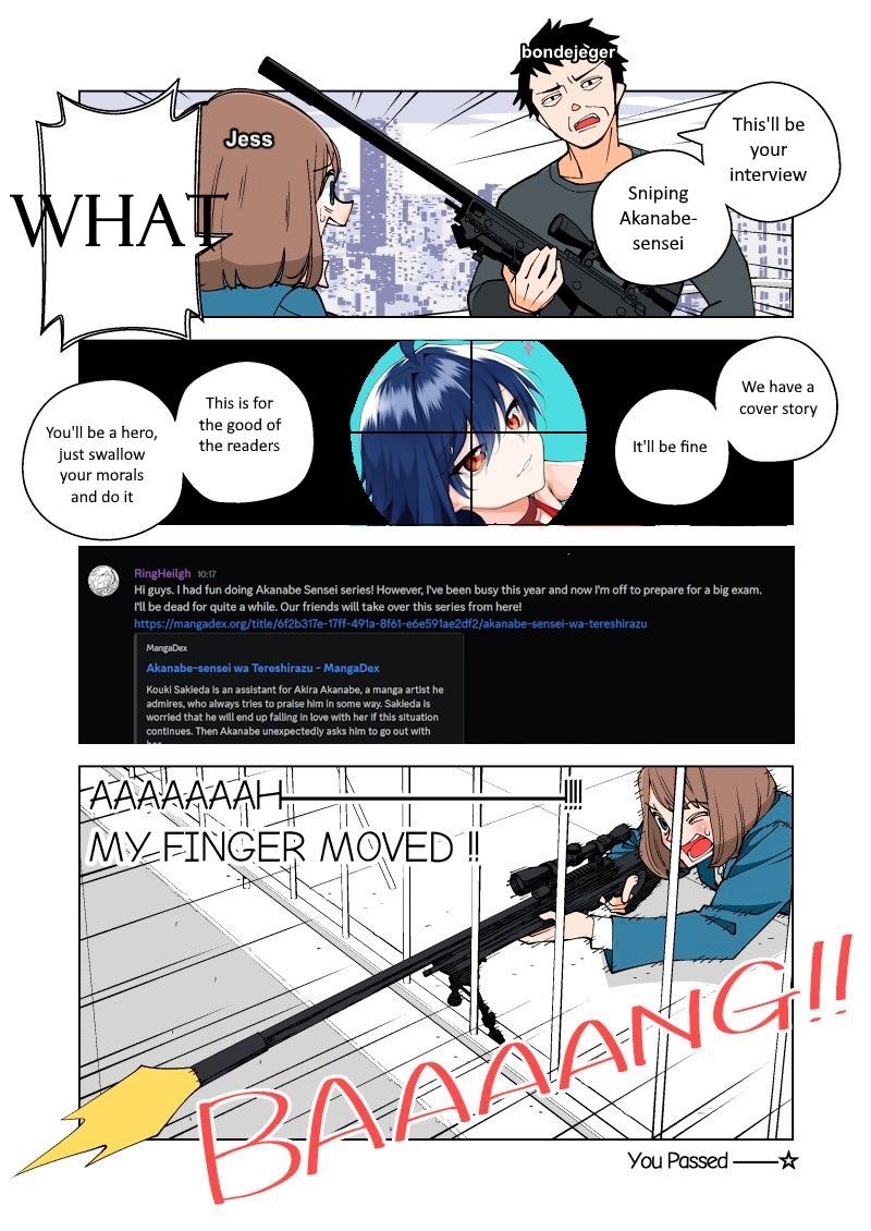 Akanabe-sensei Doesn’t Know about Embarrassment Chapter 29 - Page 17