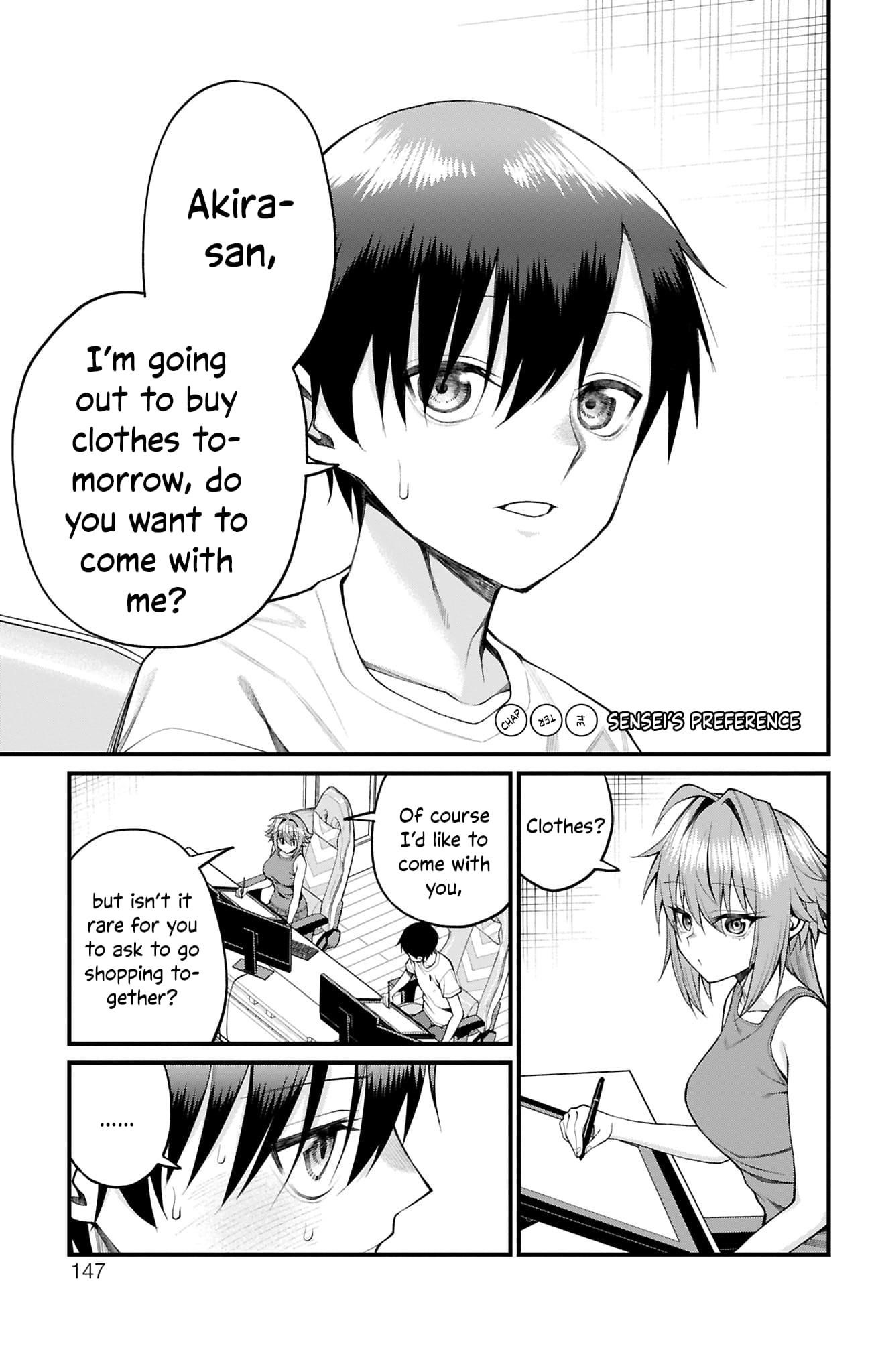 Akanabe-sensei Doesn’t Know about Embarrassment Chapter 34 - Page 1