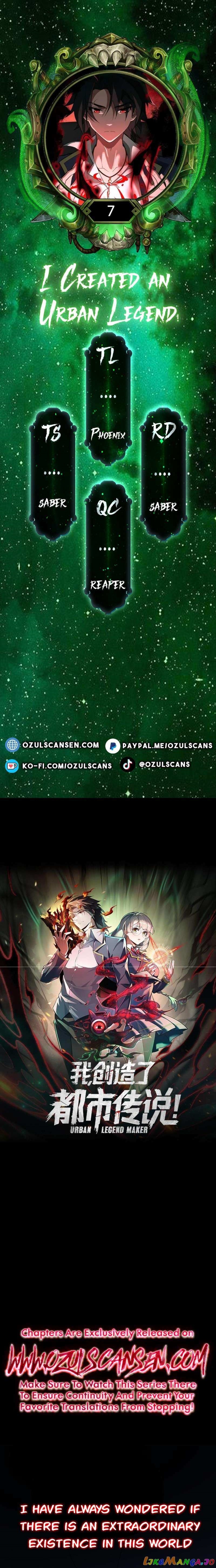 I, the Urban Legend Creator! Chapter 7 - Page 1