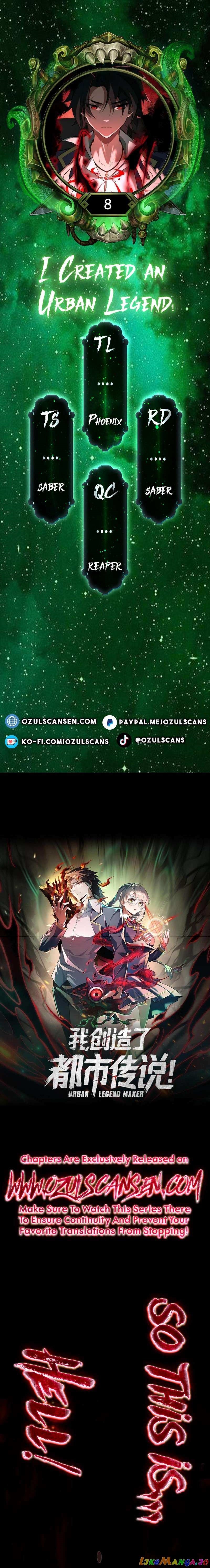 I, the Urban Legend Creator! Chapter 8 - Page 1