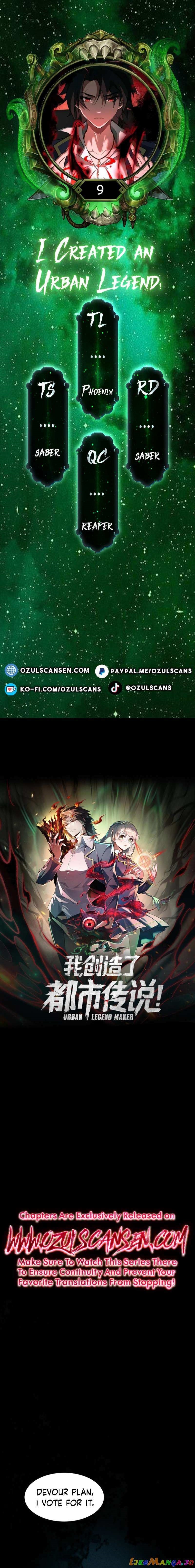 I, the Urban Legend Creator! Chapter 9 - Page 1