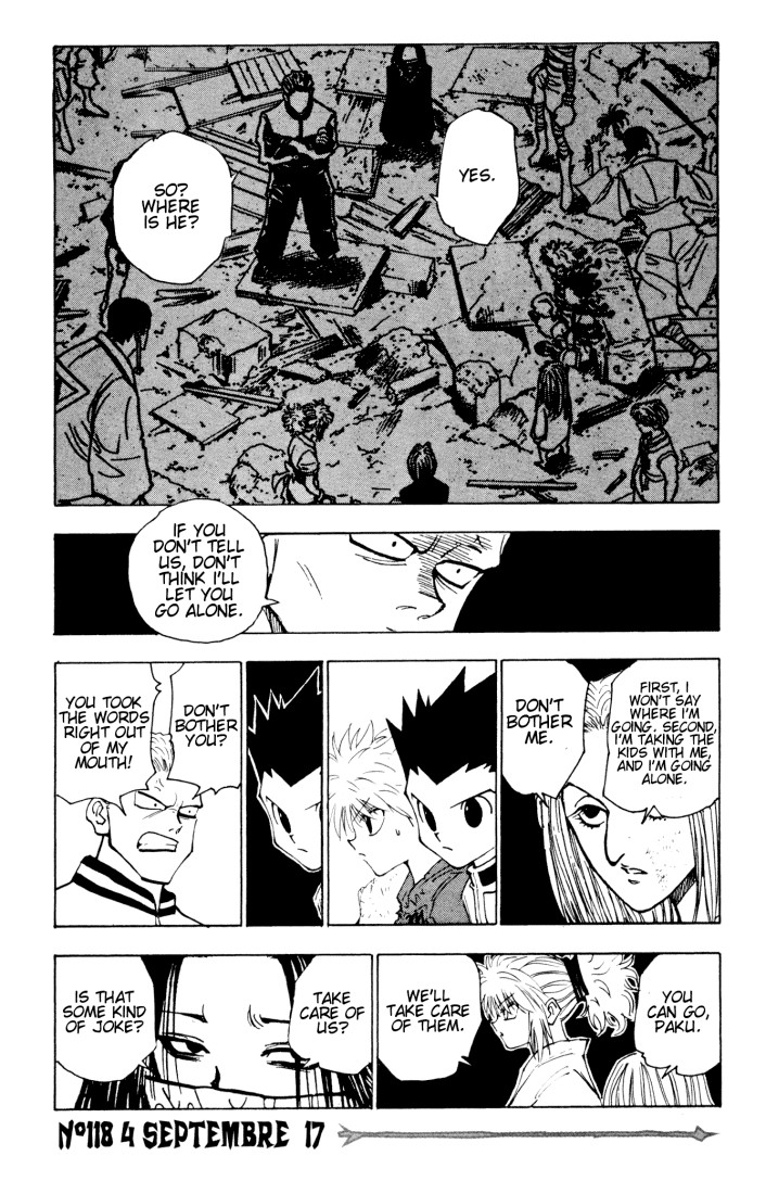 Hunter x Hunter Chapter 118 - Page 1