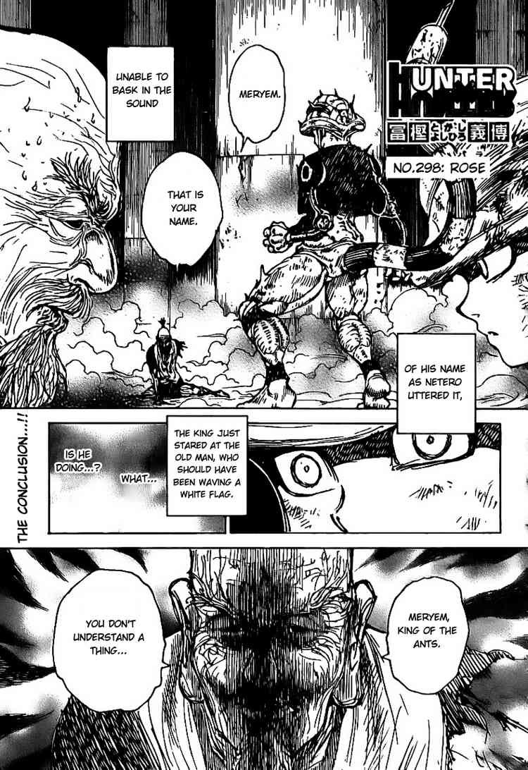 Hunter x Hunter Chapter 298 - Page 1